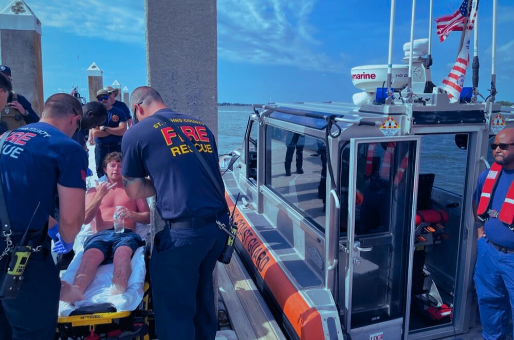 Florida Man Rescued At Sea